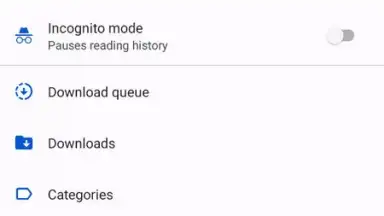 Captura de tela de LNReader 10