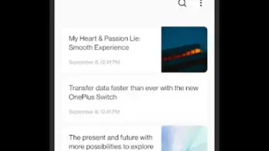 Captura de tela de OnePlus Notes 3