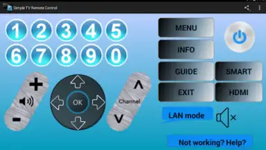 Captura de tela de Simple TV Remote Control 1
