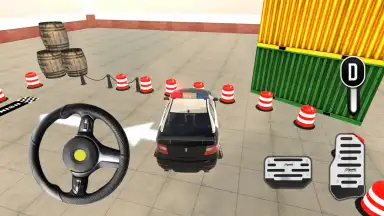 Captura de tela de Police Car Parking Simulator 1