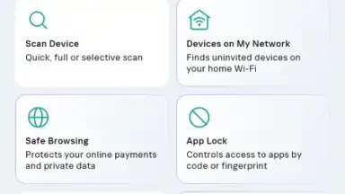 Captura de tela de Kaspersky Antivirus & VPN 8