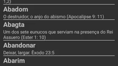 Captura de tela de Biblia fuera de línea 16