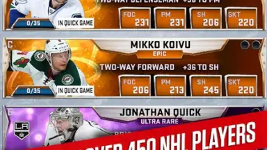 Captura de tela de NHL SuperCard 4