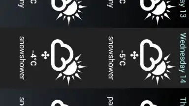 Captura de tela de Weather for France 1