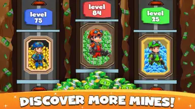 Captura de tela de Idle Miner Gold Clicker Games 2