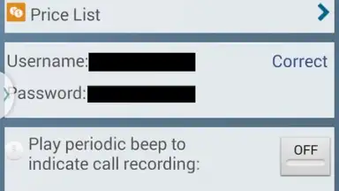 Captura de tela de Call Recorder - IntCall 2