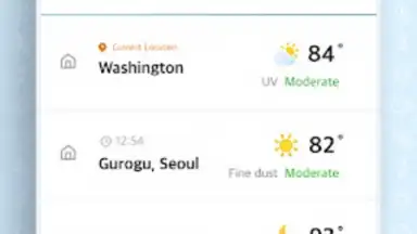 Captura de tela de Firstscreen Weather 2