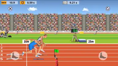 Captura de tela de Ragdoll Runners 3