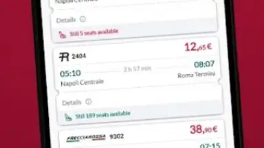 Captura de tela de Trenitalia 4