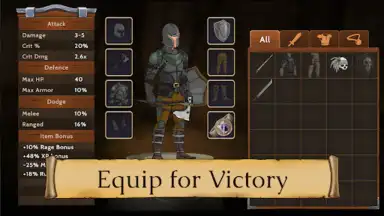 Captura de tela de Obsidian Knight RPG 6