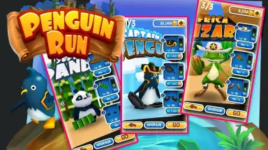 Captura de tela de Penguin Run 1
