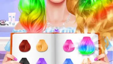 Captura de tela de Hair Nail Salon: Makeup Games 8