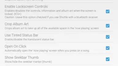 Captura de tela de Shuttle Music Player 3