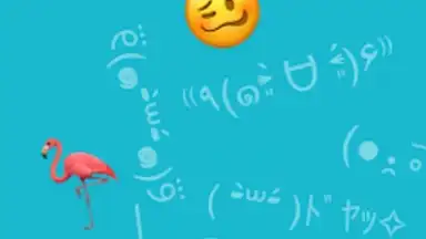 Captura de tela de 顔文字入力-ANYTYPE 2