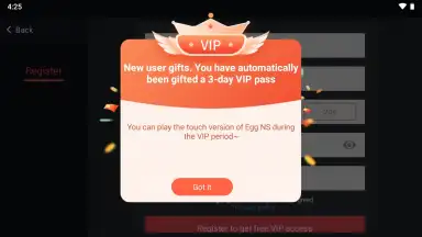Captura de tela de Egg NS Emulator (NXTeam) 1