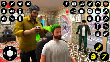 Captura de tela de Barber Shop Game: Hair Salon 1