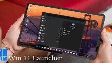 Captura de tela de Win 11 Launcher 8