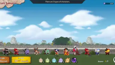 Captura de tela de Tiny Samurai Showdown 11