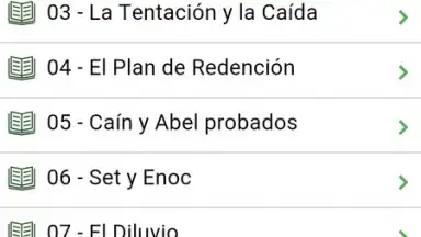 Captura de tela de Historia Patriarcas y Profetas 2