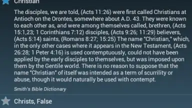 Captura de tela de The Bible Dictionary 9