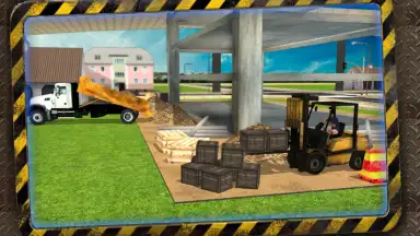 Captura de tela de Construction Trucker 3D Sim 9