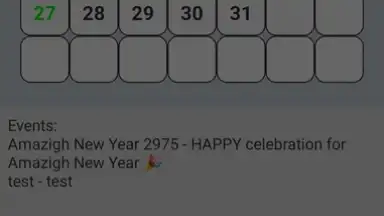 Captura de tela de Amazing Calendar 2