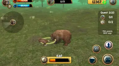 Captura de tela de Wild Bear Simulator 3D 2