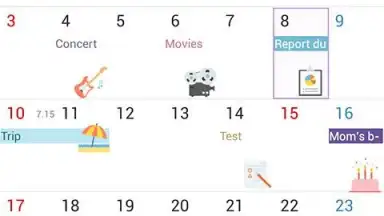 Captura de tela de Naver Calendar 1