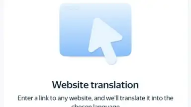 Captura de tela de Yandex Translate 15