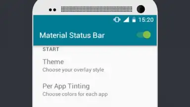 Captura de tela de Material Status Bar 3
