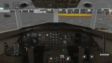 Captura de tela de Flight Simulator 5