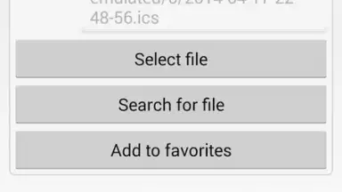 Captura de tela de iCal Import/Export 2.4 7