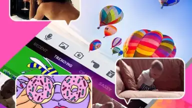 Captura de tela de Kika Keyboard - Cool Fonts, Emoji, Emoticon, GIF 12