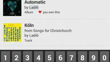 Captura de tela de Bandcamp 3