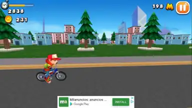 Captura de tela de Bike Race 3D 1