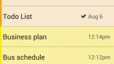 Captura de tela de ColorNote Notepad 6
