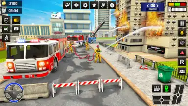 Captura de tela de Rescue Fire Truck Simulator 3D 4