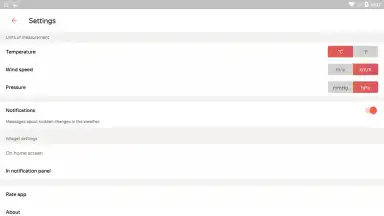 Captura de tela de Yandex.Weather 6