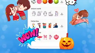 Captura de tela de Emoji Keyboard Fonts & Themes 4