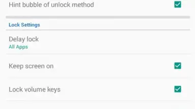 Captura de tela de Touch Lock 1