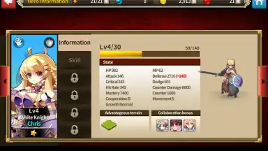 Captura de tela de Fantasy War Tactics 3