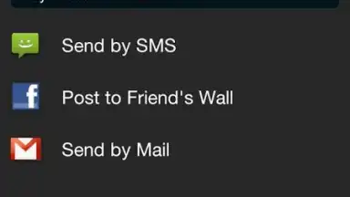 Captura de tela de SMS Pack 1