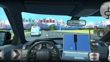 Captura de tela de Police Car Drift شرطة الهجوله 4