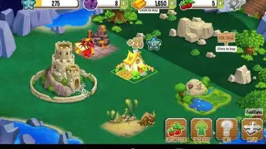 Captura de tela de Dragon City Mobile 3