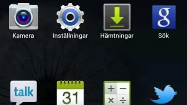 Captura de tela de GOLauncherEX Galaxy S3 Free Theme 1