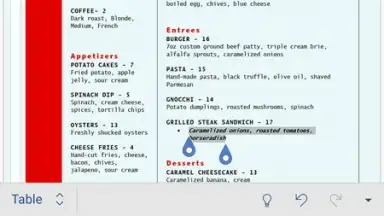 Captura de tela de Microsoft Word 4