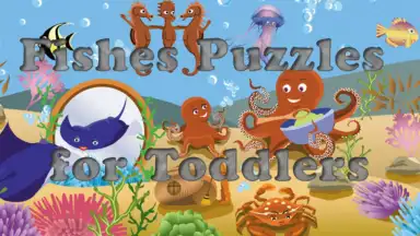 Captura de tela de Fishes Puzzles for Toddlers ! 5