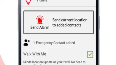 Captura de tela de V-Safe 2