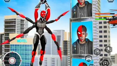 Captura de tela de Black Spider Rope Superhero 1