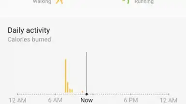 Captura de tela de Samsung Health (Android Wear) 6